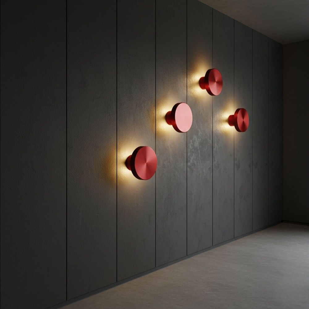 Zidna Lampa Aura - 15520 - S - K, boje: Crvena slika 3