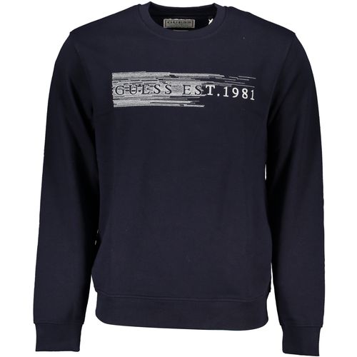 GUESS JEANS MEN'S BLUE ZIPLESS SWEATSHIRT slika 1