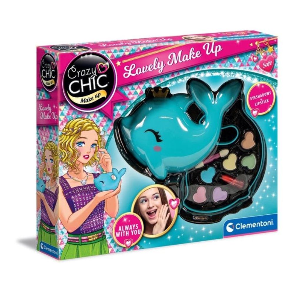 Clementoni Crazy CHIC Lovely Make Up - Set za djevojčice Delfin slika 1