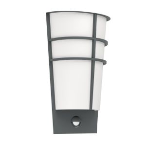 Eglo Breganzo 1 Vanjska Zidna Lampa sa Senzorom - Antracit/Bijela, 2x2,5W, LED