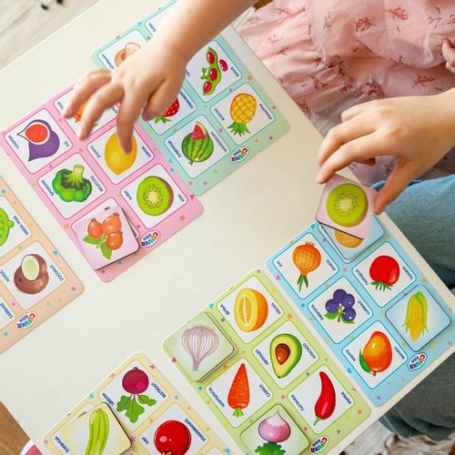 Clever Kids Drvene Loto Voće-Povrće slika 10