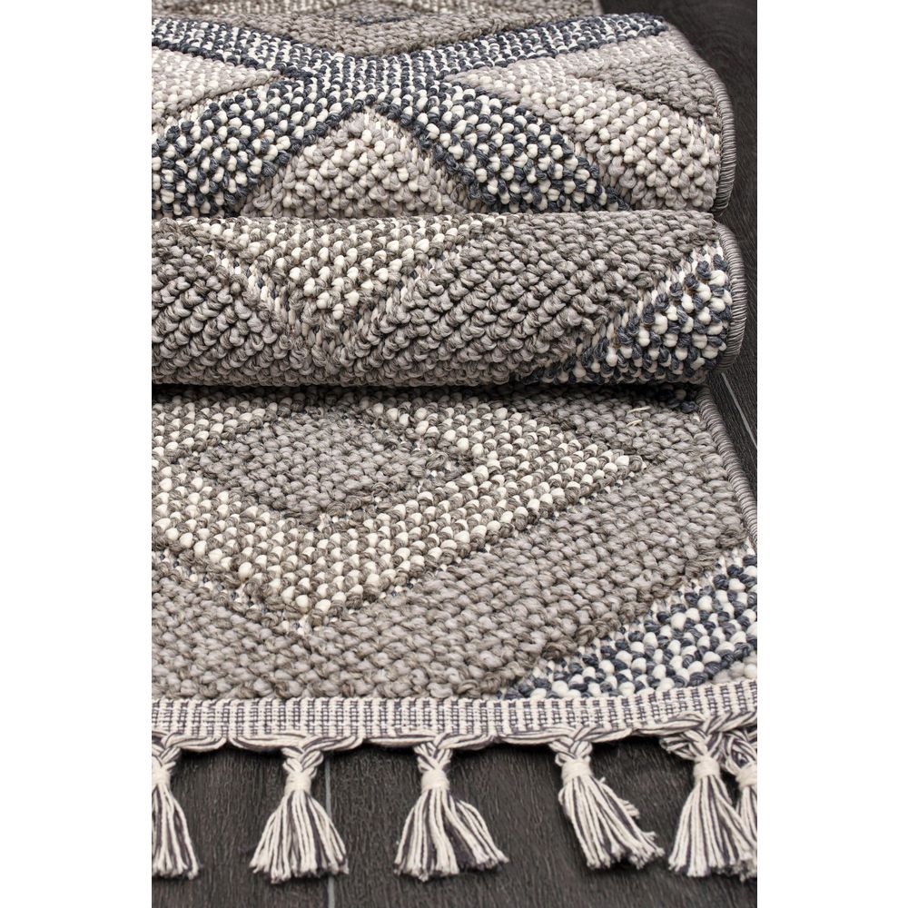 Beverly 2262 Sivi Tepih za Hodnik 120 x 450 cm slika 2