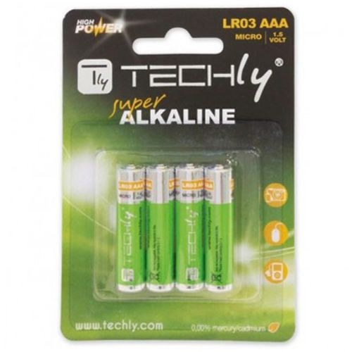 Techly baterije AAA LR-03 ALKALINE / 4 kom slika 2