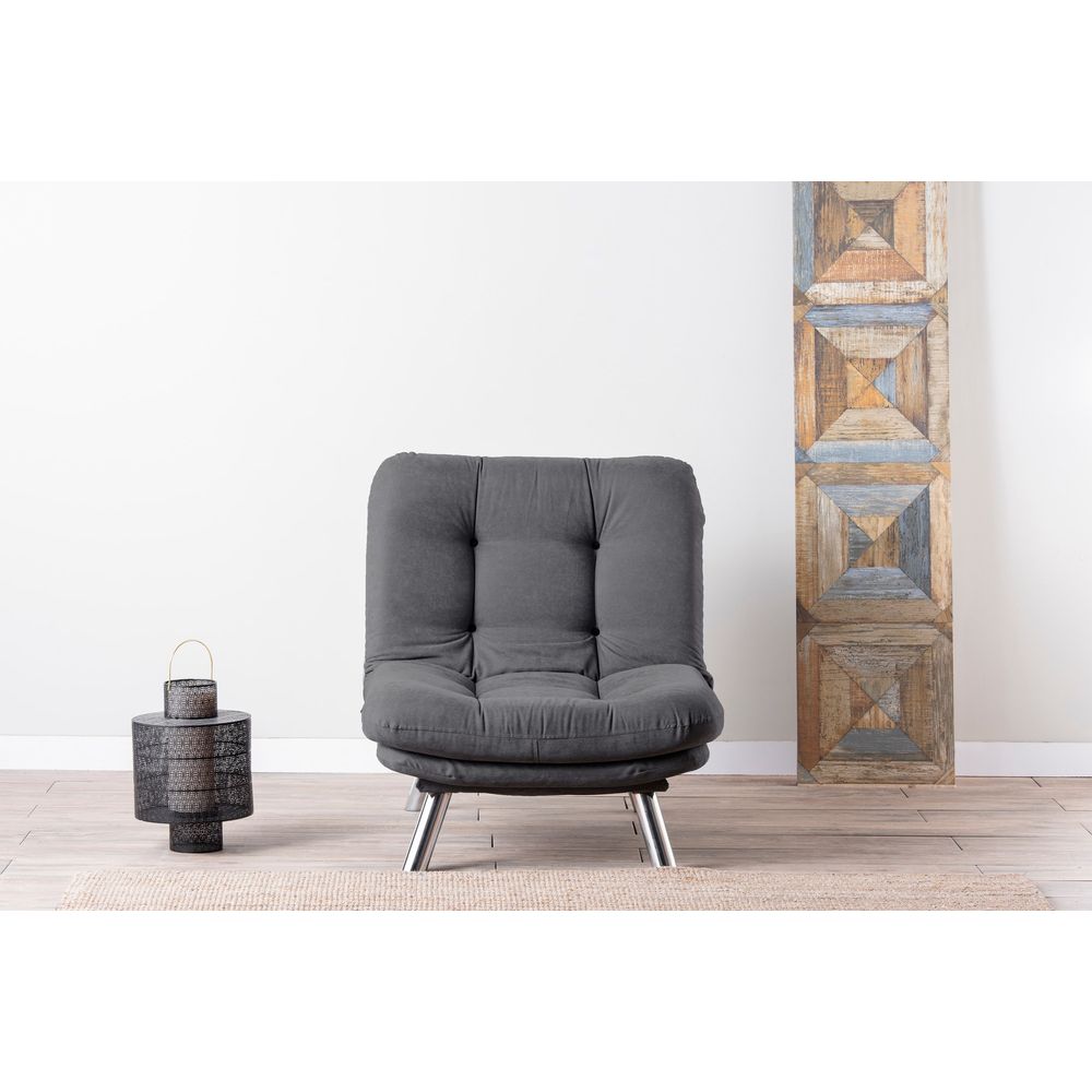 Solo Siva Jednosjedna Sofa slika 2