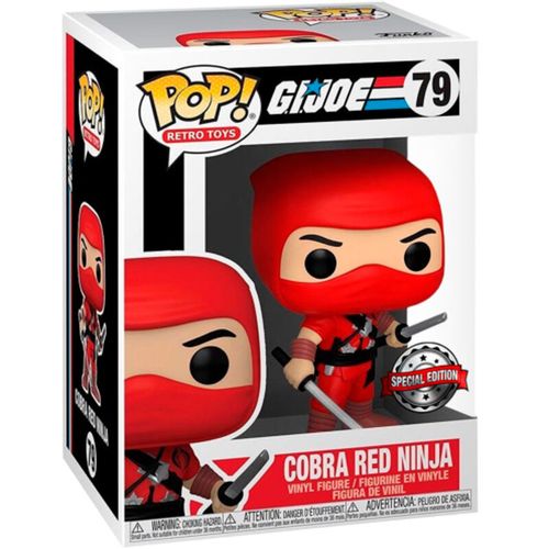 Ekskluzivna Funko POP figura G.I. Joe Cobra Crveni Ninja slika 4