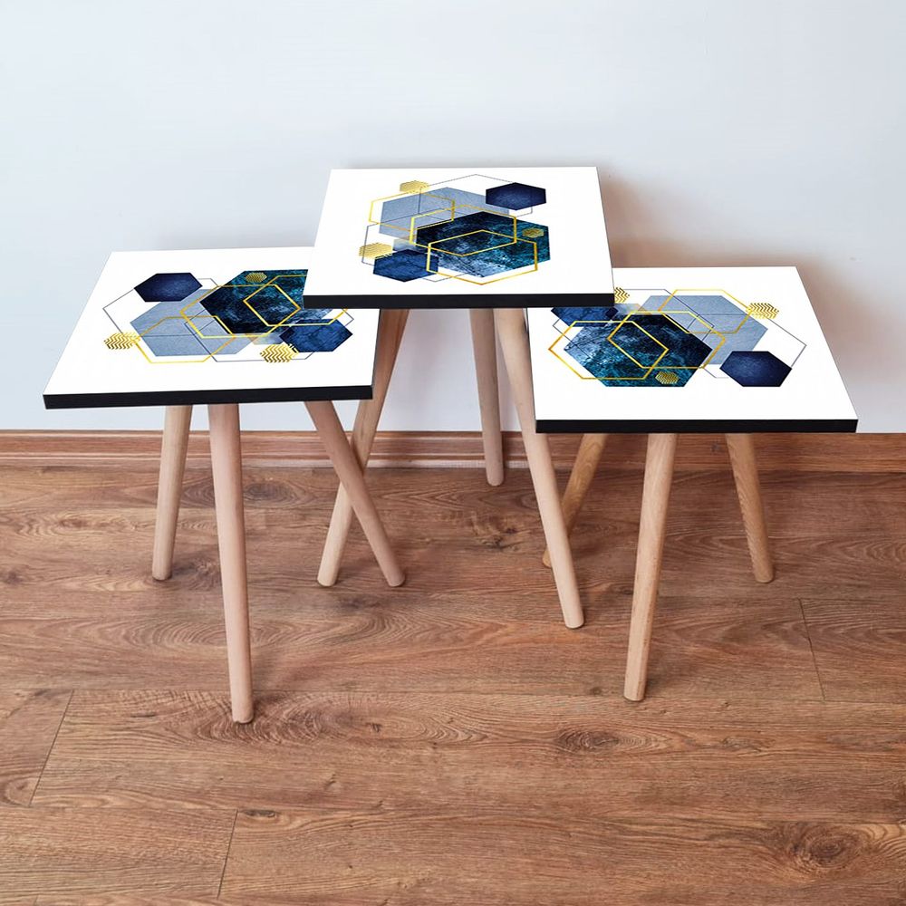 Set Nesting Stolova (3 Komada) - Različite Boje slika 1