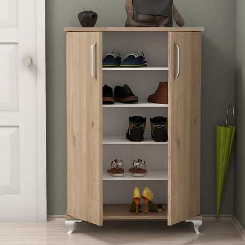 Asta - Walnut Walnut Shoe Cabinet slika 3