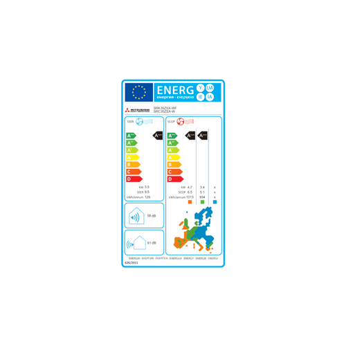 Mitsubishi Heavy Industries klima uređaj 3,5kW SRK35ZSX-WF/SRC35ZSX-W slika 4