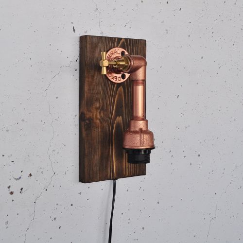 Pp174 Wooden
Rose Gold Wall Lamp slika 8