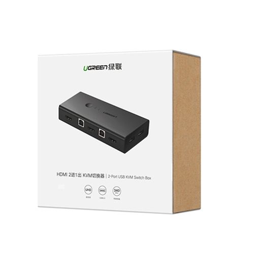 Ugreen HDMI 2x1 KVM Switch - box slika 2