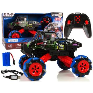 Buggy na daljinsko upravljanje 1:16 2.4G Drift - crno/crveni