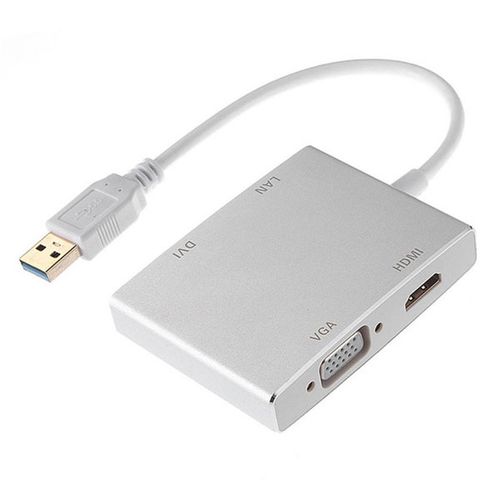 Linkom Adapter-konvertor USB 3.0 na HDMI+VGA+DVI+RJ45 slika 1