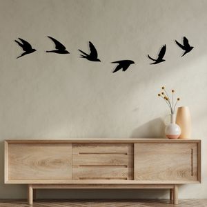 Decorative metal wall accessory Umudo, colour: black