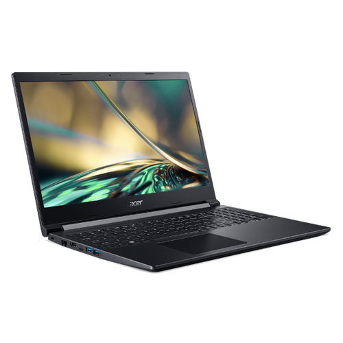 Laptop Acer Aspire 7 NH.QHDEX.00G, R5-5625U, 32GB, 512GB, 15.6'' FHD, RTX3050, NoOS, crni slika 1