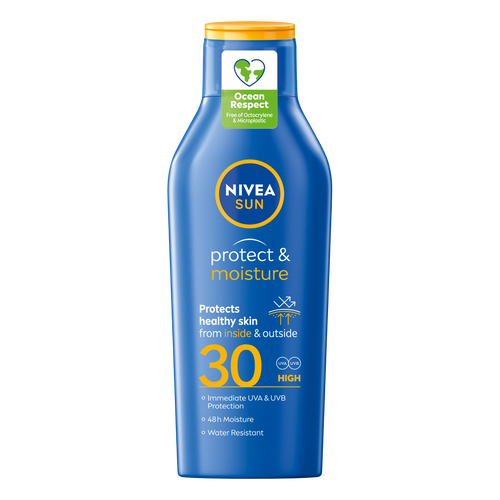 NIVEA SUN Protect & Moisture hidratantni losion za sunčanje SPF 30, 400 ml slika 1