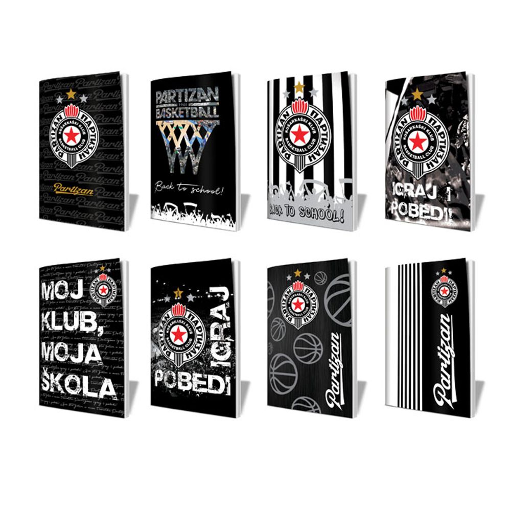 PanGraf 750 Sveska A4 Lux Partizan - 70g, 48 listova, Karo, 1 kom slika 1