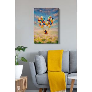 Šareno Dekorativno Platno '103 Multicolor' (50 x 70 cm)
