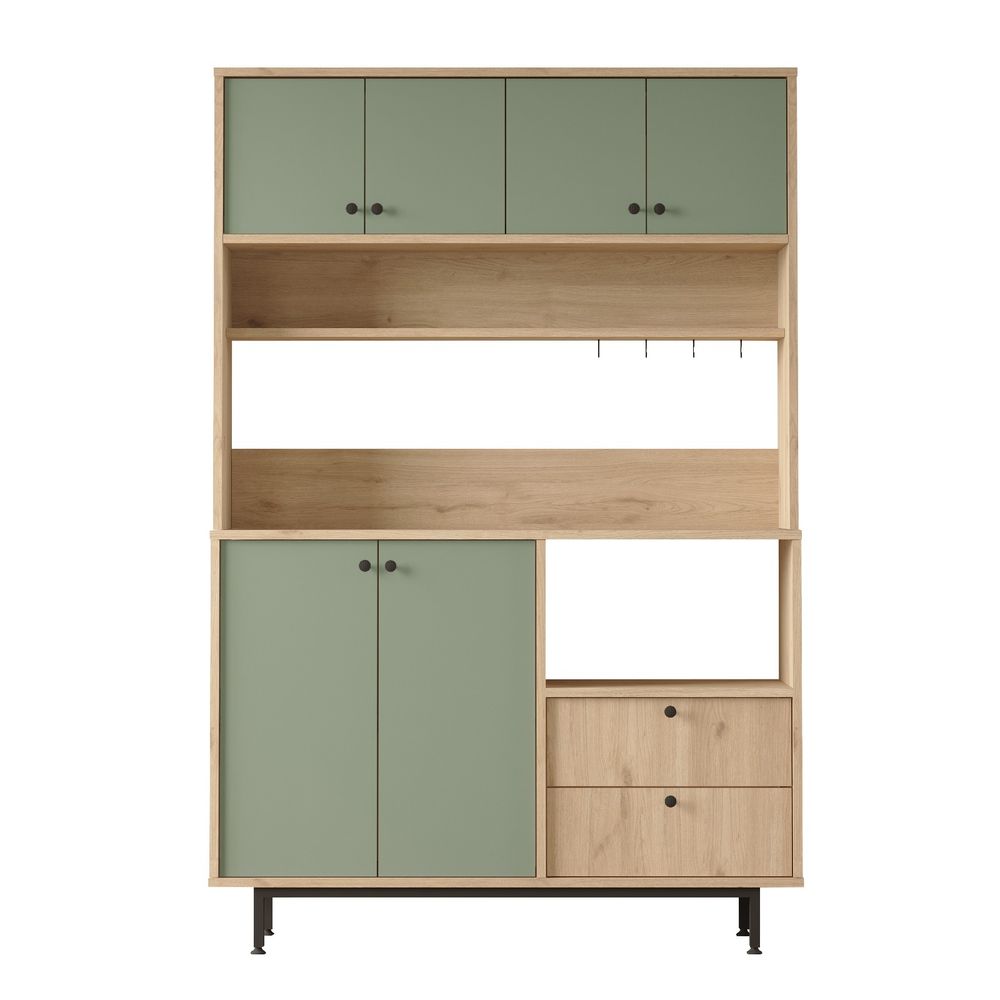Višenamjenski ormar RE5-SY Oak Green slika 4