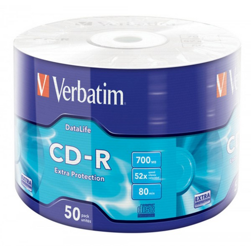 Verbatim Cd-r ver 52x 50pak wri slika 1