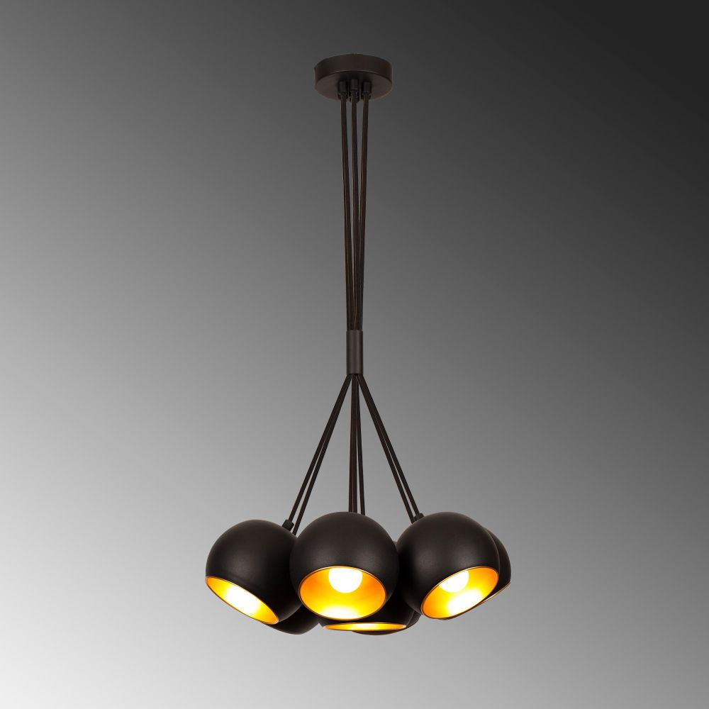 Sivani - MR-630 Crno-Zlatni Luster slika 4