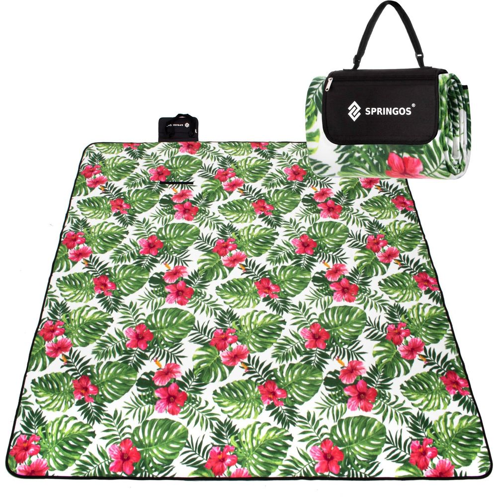 Piknik deka 200 x 200 cm egzotične biljke slika 9
