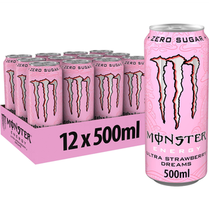 Monster Ultra Strawberry Dreams 0,5l  12/1 limenka XXL