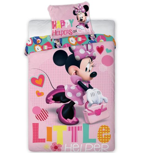 Posteljina Za Decu Minnie Mouse - Little Helper 160x200cm + 70x80cm slika 1