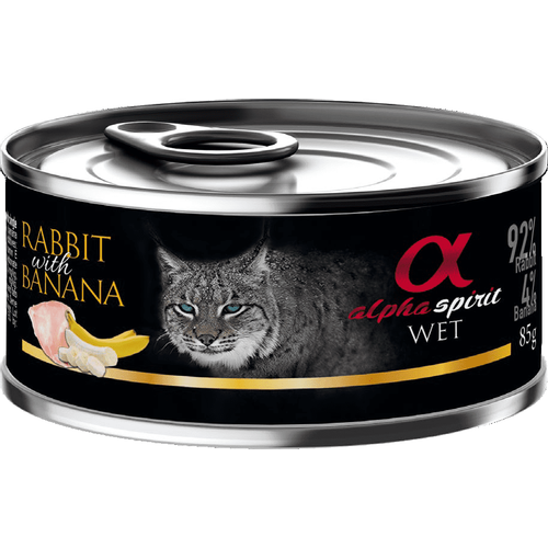 Alpha Snack Rabbit&Banana, monoproteinska hrana za mačke, kunićevina s bananom, 85 g slika 1