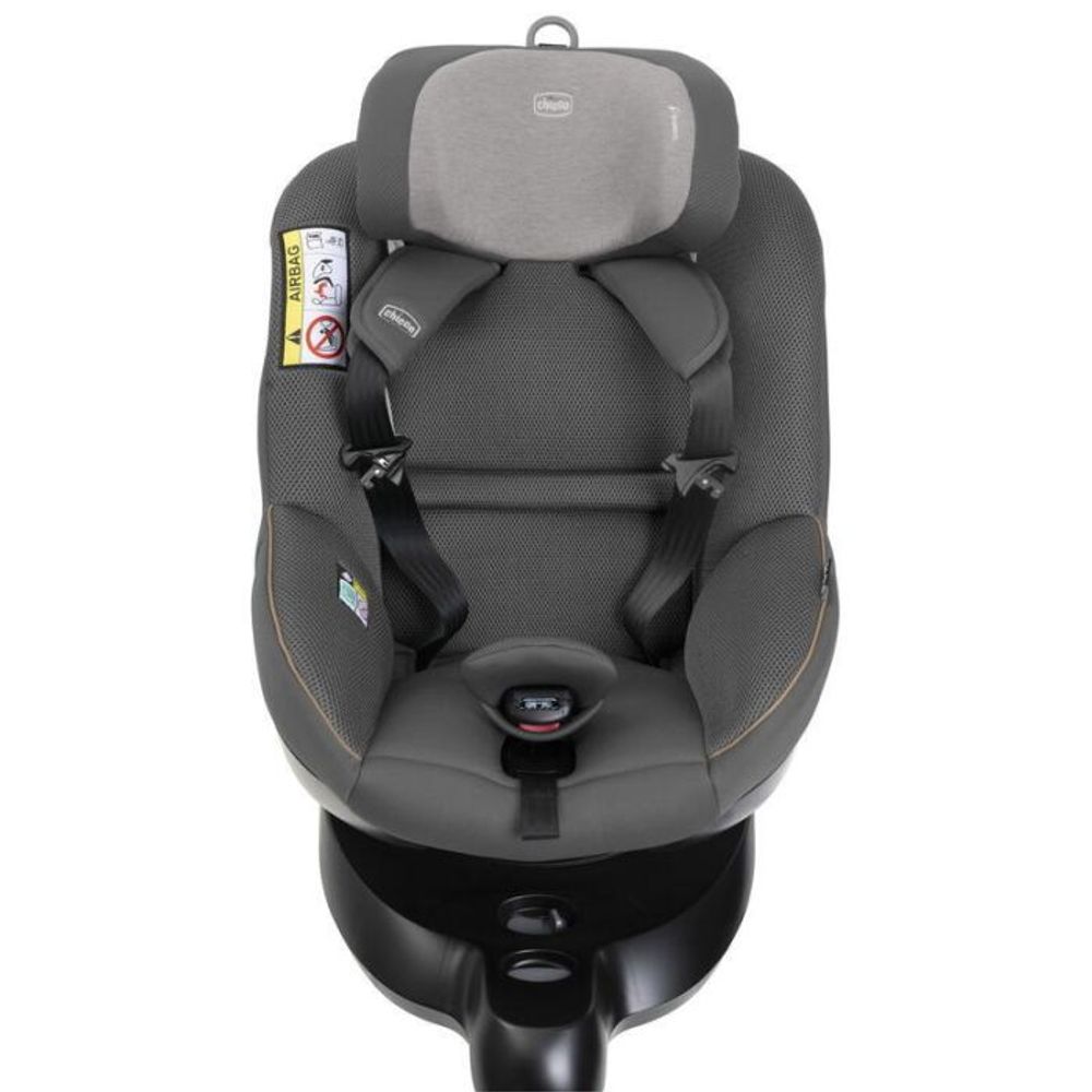 Chicco Rotirajuća autosjedalica Seat105 i-Size 360° (40-105cm) Isofix, Glam Grey slika 9