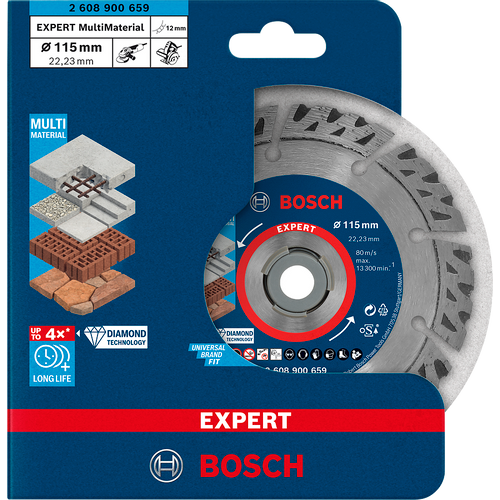 Bosch EXPERT dij. ploča MultiMaterial 115 mm slika 5