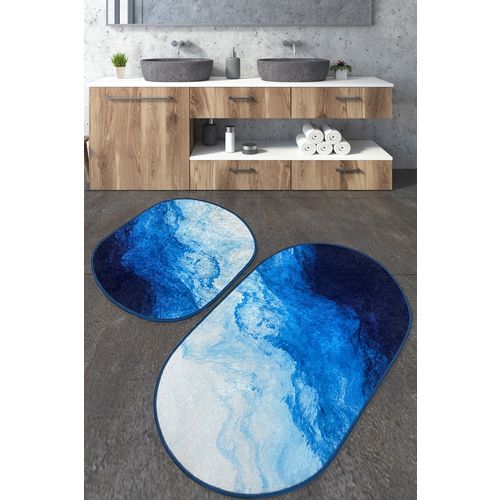 Oseyan - 78 Multicolor Bathmat Set (2 Pieces) slika 1