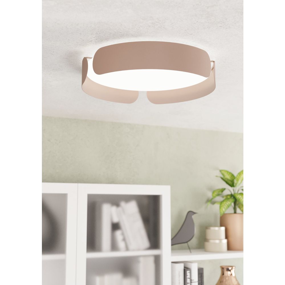 Eglo plafonjera/1, LED, 24W, promjer 350mm, smeđa/bijela "Valcasotto" slika 2
