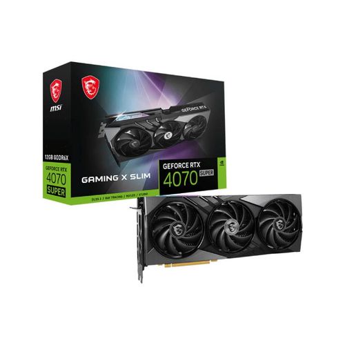 MSI nVidia GeForce RTX 4070 12GB RTX 4070 SUPER 12G GAMING X SLIM grafička karta slika 1