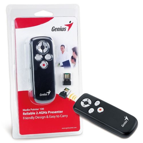 Genius Media Pointer 100 Prezenter USB 2.4GHz Pico Dongle slika 2