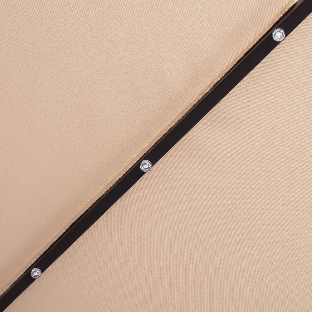 Vrtni suncobran 300 cm bež slika 11