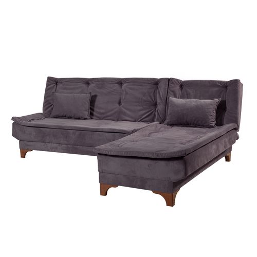 Kelebek Corner Right - Antracit Ugao Sofa na Razvlačenje slika 5