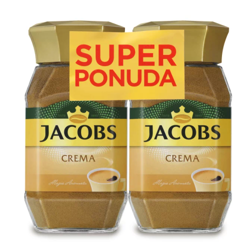 Jacobs Instant kava Crema gold 2x200g slika 1