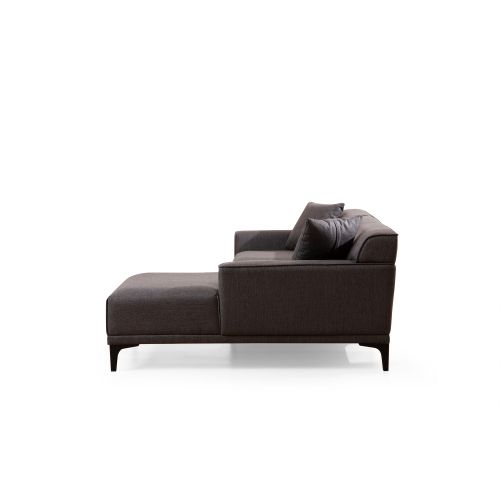 Atelier Del Sofa Kutna garnitura, Antracit, Petra R Corner - Anthracite slika 8