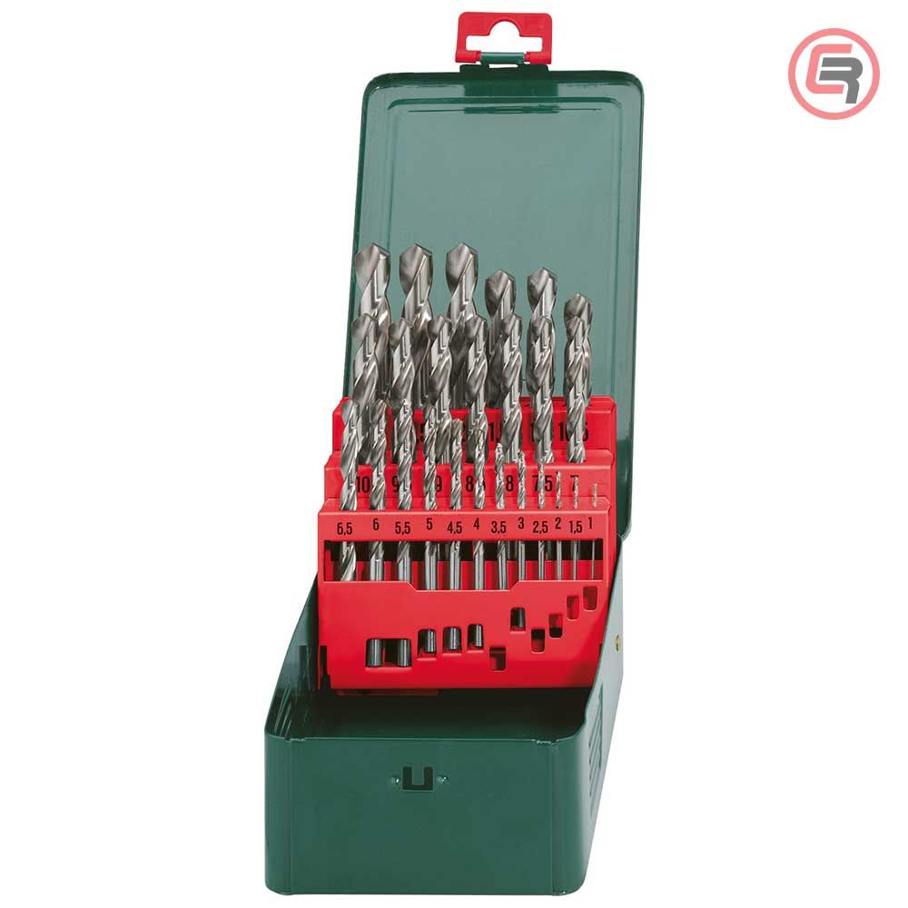 Metabo Garnitura Svrdala Za Metal HSS-G, 1-13 mm / 25 dijelna u Metalnoj Kutiji “SP” – 627154000 slika 1