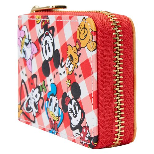 Loungefly Disney Mickey &#38; Friends Picnic Blanket accordion wallet slika 2