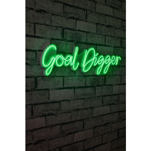 Wallity Ukrasna plastična LED rasvjeta, Goal Digger - Green slika 4