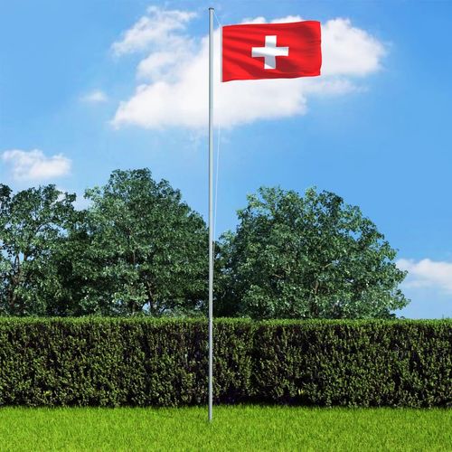 Švicarska zastava 90 x 150 cm slika 17