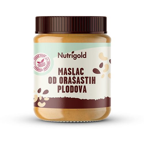 Nutrigold Maslac od orašastih plodova 100% čisti - 350g  slika 1