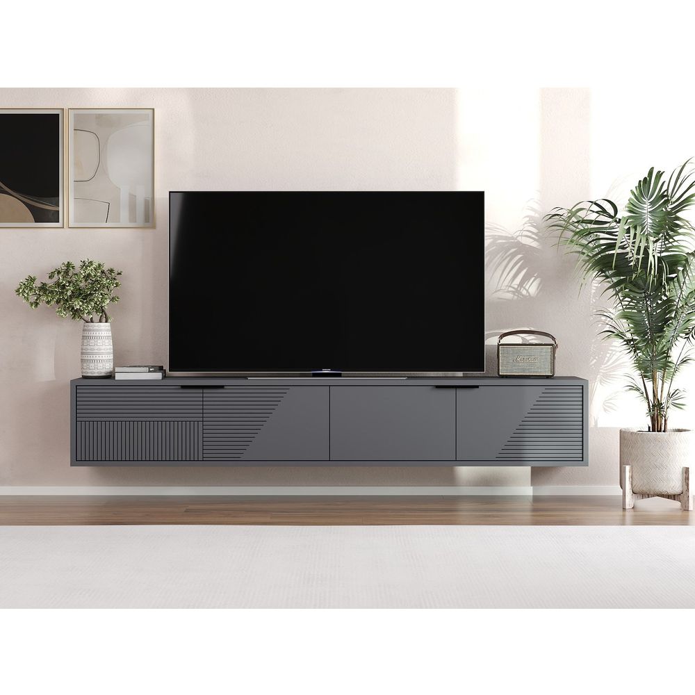 TV stalak Parla, boje antracit slika 1