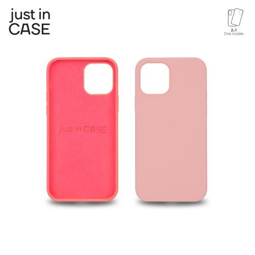 2u1 Extra case MIX PLUS paket PINK za iPhone 12 slika 3