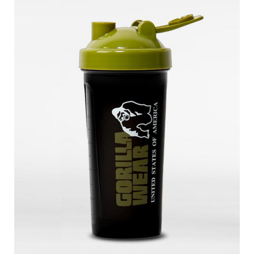 Gorilla Wear Šejker XXL 1000ml - Black/Army Green slika 2