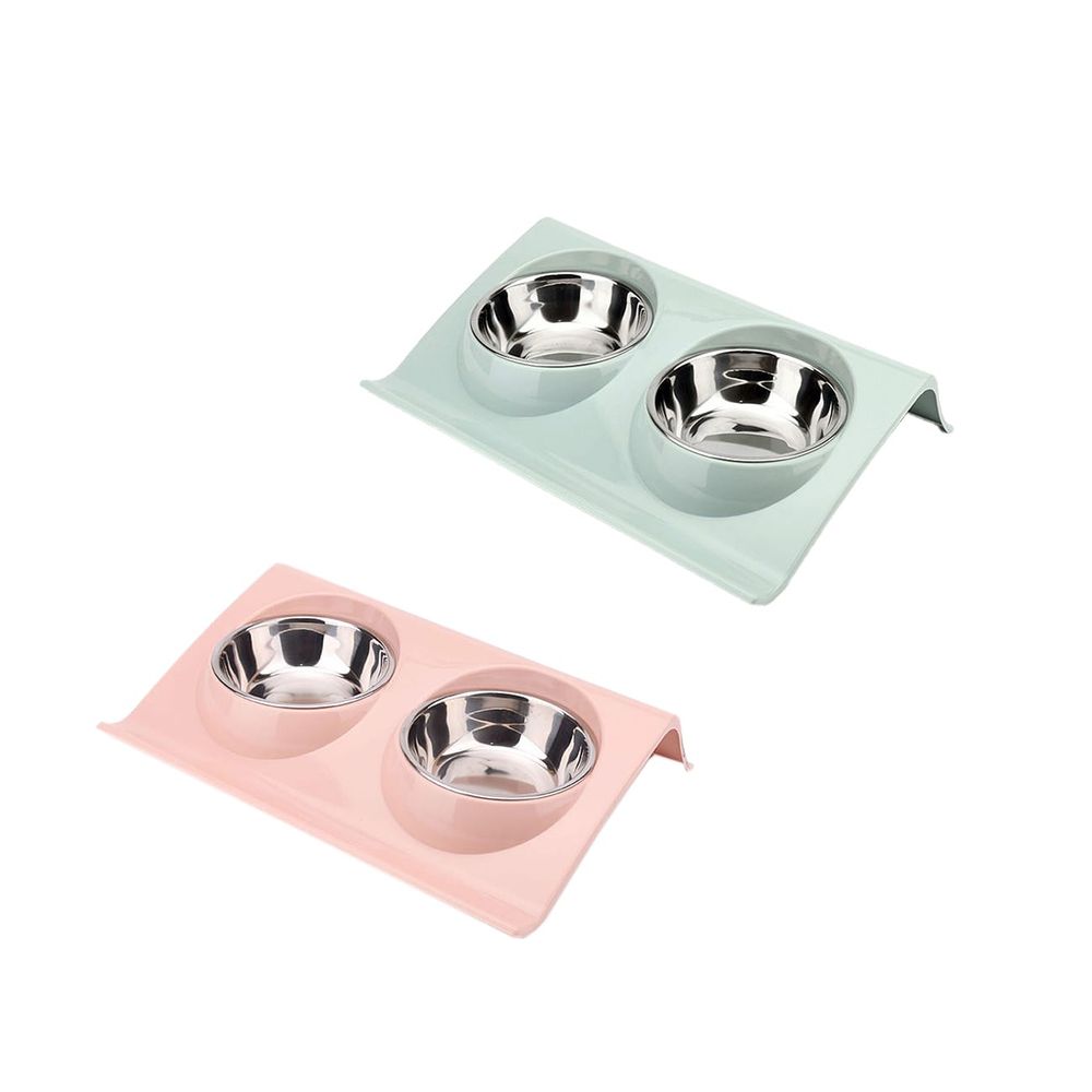 Duo set zdjelica za ljubimce sa stalkom 2x150ml, 1kom slika 1