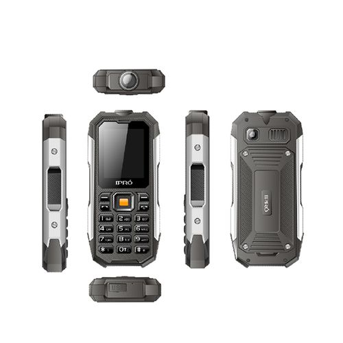 IPRO Shark II black Feature mobilni telefon 2G/GSM/DualSIM/IP67/2500mAh/32MB/Srpski slika 4