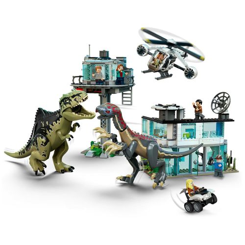 Igra Gradnje + Figurice Lego Jurassic World Attack slika 4