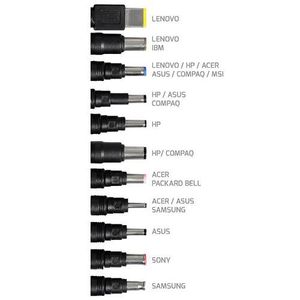 Punjač za laptop Port, univerzalni, 90W